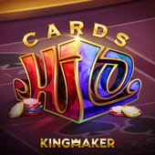 Cards Hi Lo black scatter app games